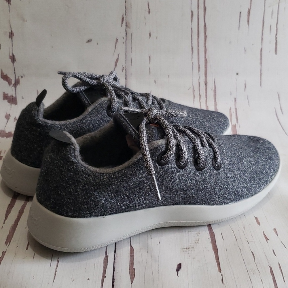 Allbirds 8 mens gray merino casual shoes - Picture 3 of 8